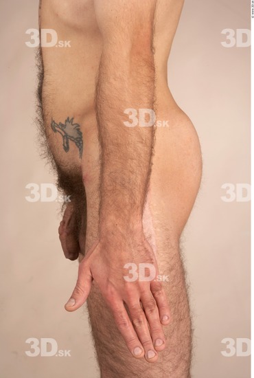 Forearm Whole Body Man Tattoo Nude Slim Studio photo references