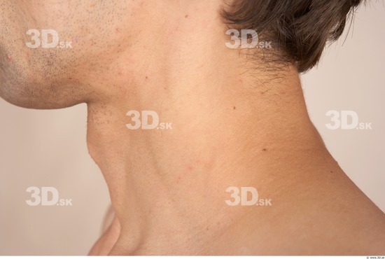 Neck Whole Body Man Nude Slim Studio photo references