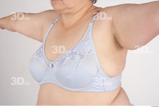 Chest Whole Body Woman Underwear Slim Overweight Studio photo references