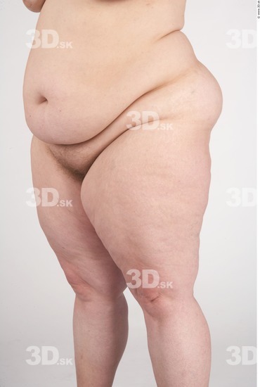 Thigh Whole Body Woman Nude Slim Overweight Studio photo references