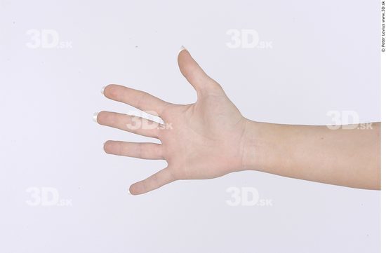Hand Whole Body Woman Average Studio photo references