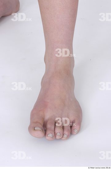 Foot Whole Body Woman Nude Average Studio photo references