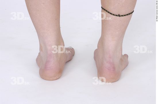 Foot Whole Body Woman Nude Average Studio photo references