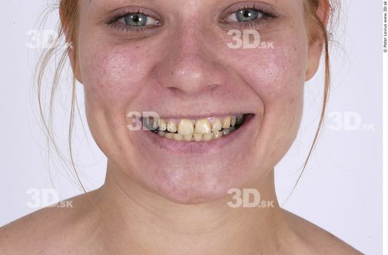 Whole Body Teeth Woman Nude Average Studio photo references