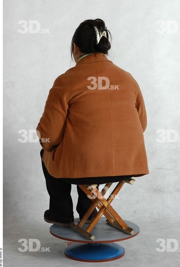 Whole Body Phonemes Woman Artistic poses Asian Nude Casual Overweight Studio photo references