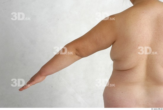 Arm Whole Body Phonemes Woman Animation references Asian Nude Overweight Studio photo references