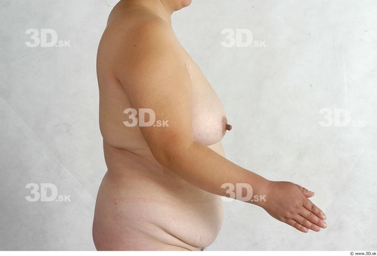 Arm Whole Body Phonemes Woman Animation references Asian Nude Overweight Studio photo references