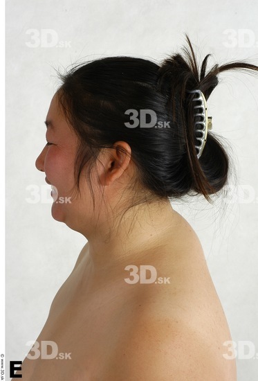 Face Whole Body Phonemes Woman Asian Nude Overweight Studio photo references