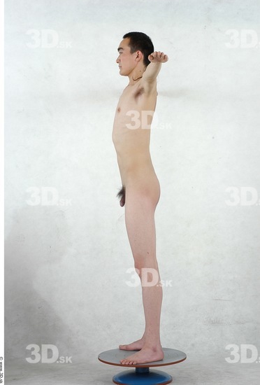 Whole Body Man T poses Asian Nude Slim Studio photo references