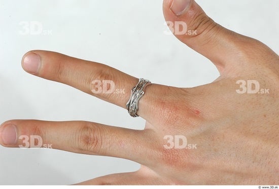 Fingers Man Asian Jewel Slim Studio photo references