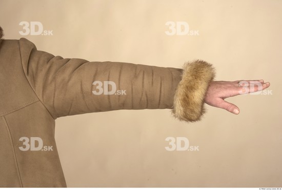 Arm Whole Body Woman Formal Coat Chubby Studio photo references