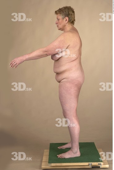 Whole Body Woman Nude Chubby Studio photo references