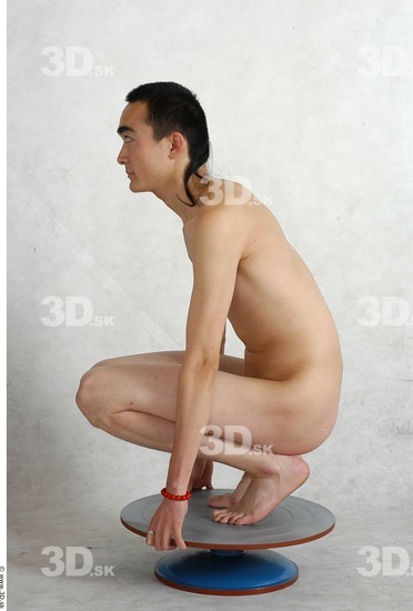 Whole Body Phonemes Man Asian Nude Slim Studio photo references