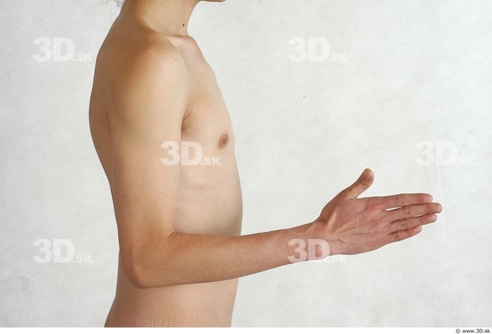 Arm Whole Body Phonemes Man Animation references Asian Nude Slim Studio photo references