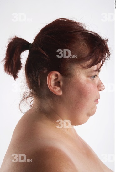 Whole Body Head Woman Animation references Slim Overweight Studio photo references