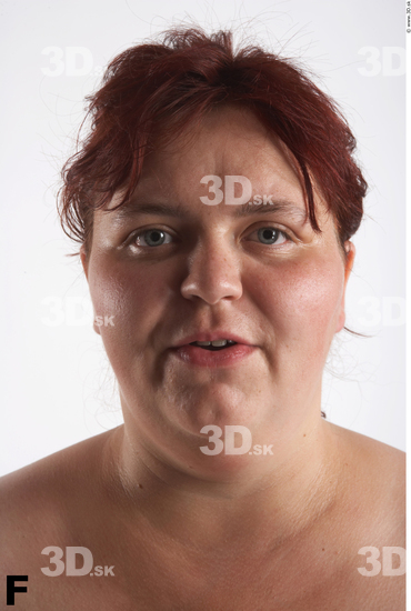 Face Whole Body Phonemes Woman Slim Overweight Studio photo references