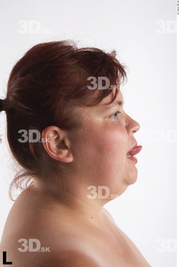 Face Whole Body Phonemes Woman Slim Overweight Studio photo references