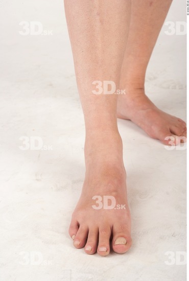 Foot Whole Body Woman Nude Chubby Studio photo references