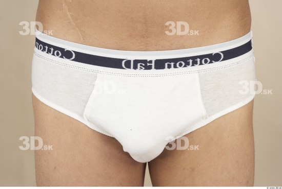 Hips Man White Underwear Slim