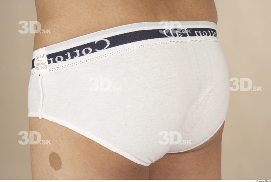 Bottom Man White Underwear Slim