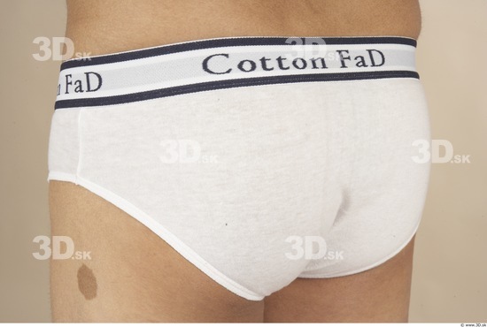 Bottom Man White Underwear Slim