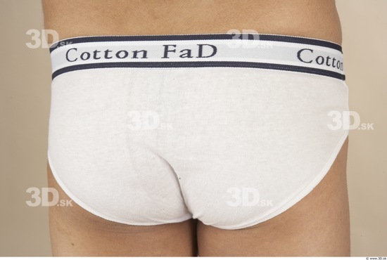 Bottom Man White Underwear Slim