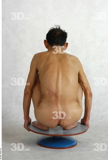 Whole Body Phonemes Man Asian Nude Underweight Studio photo references