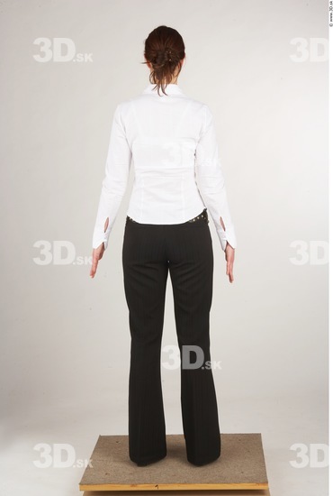 Whole Body Woman White Casual Slim