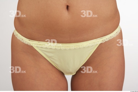 Hips Woman White Underwear Slim