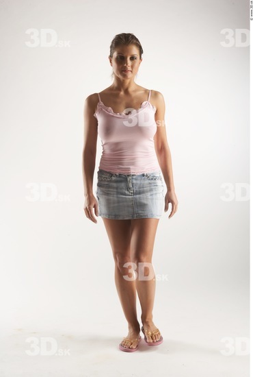 Whole Body Woman Animation references White Casual Slim