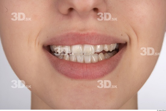 Teeth Woman White Nude Slim