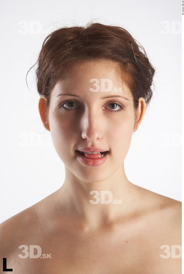 Face Whole Body Phonemes Woman Slim Studio photo references