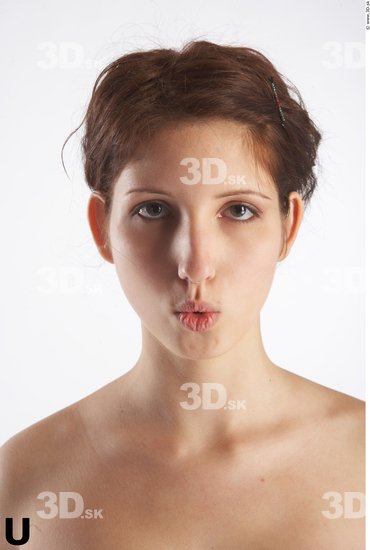 Face Whole Body Phonemes Woman Slim Studio photo references