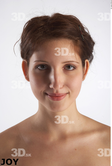 Face Whole Body Emotions Woman Slim Studio photo references