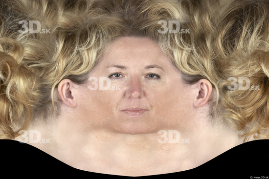 Woman White Head textures