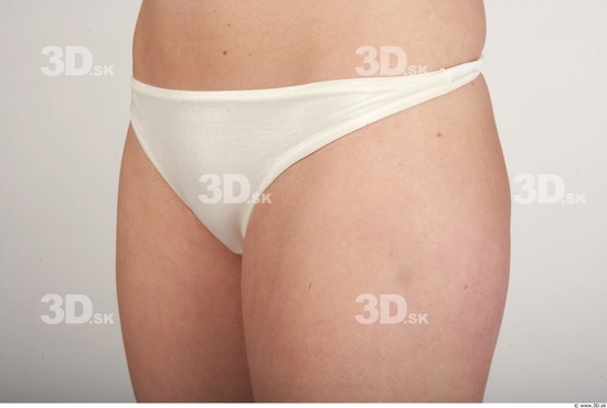 Hips Whole Body Woman Nude Underwear Slim Panties Studio photo references
