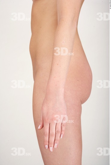 Hand Whole Body Woman Nude Slim Studio photo references