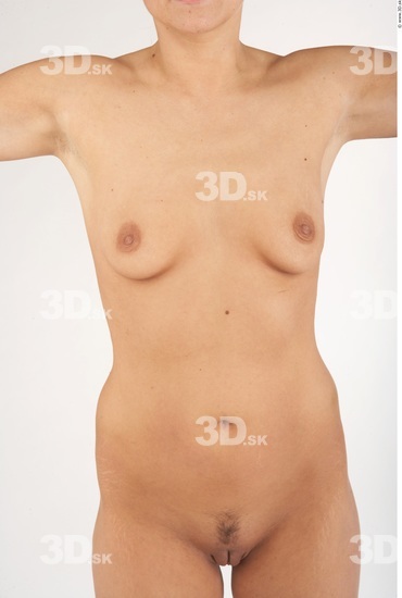 Upper Body Woman White Nude Slim
