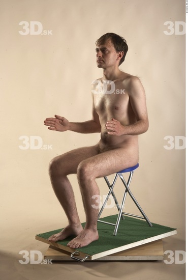 Whole Body Man Artistic poses White Nude Slim