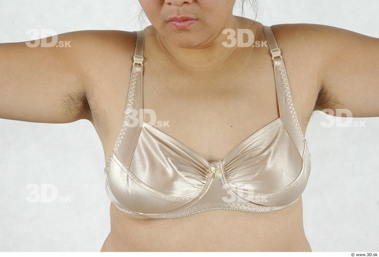 Chest Whole Body Woman Asian Underwear Chubby Studio photo references