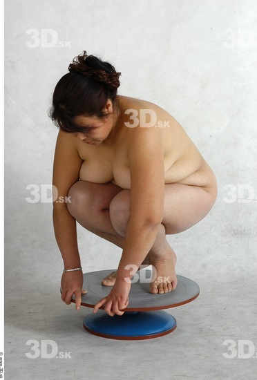 Whole Body Phonemes Woman Asian Nude Chubby Studio photo references