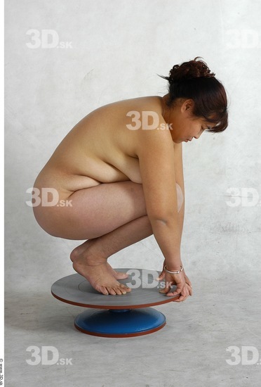 Whole Body Phonemes Woman Asian Nude Chubby Studio photo references