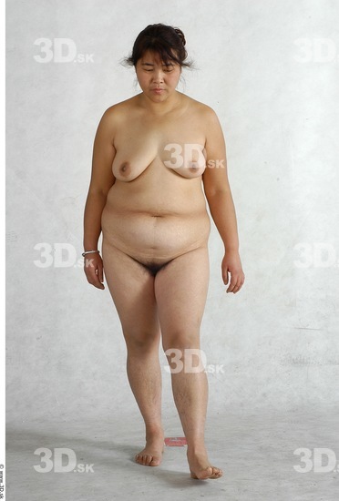 Whole Body Phonemes Woman Animation references Asian Nude Chubby Studio photo references