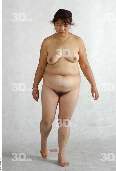 Whole Body Phonemes Woman Animation references Asian Nude Chubby Studio photo references