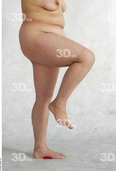 Leg Whole Body Phonemes Woman Animation references Asian Nude Chubby Studio photo references