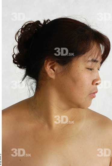 Whole Body Head Phonemes Woman Animation references Asian Nude Chubby Studio photo references