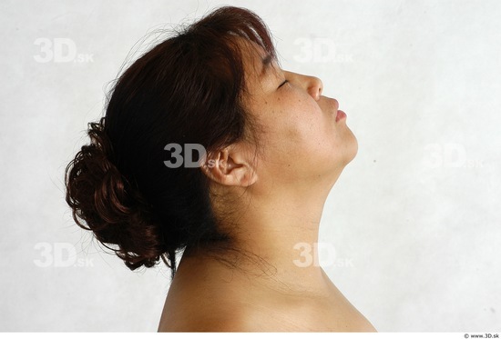 Neck Whole Body Phonemes Woman Animation references Asian Nude Chubby Studio photo references