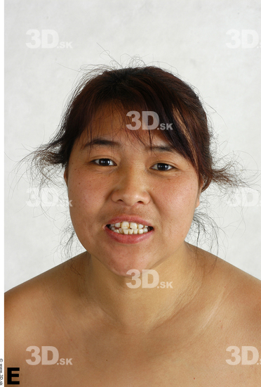 Face Whole Body Phonemes Woman Asian Nude Chubby Studio photo references