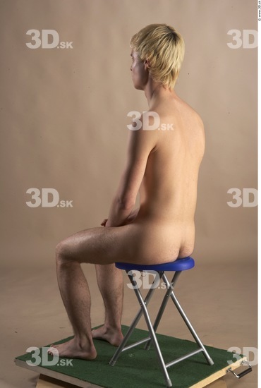 Whole Body Man Artistic poses White Nude Slim