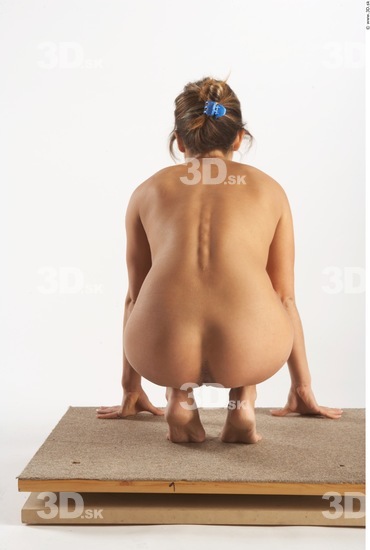 Whole Body Woman Nude Slim Studio photo references